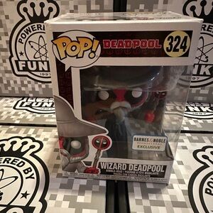 Funko Pop Wizard Deadpool Figure 324 Barnes and Noble Exclusive NIB